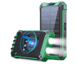 GOODaaa Solarstrom-Ladegerät 26800mAh 