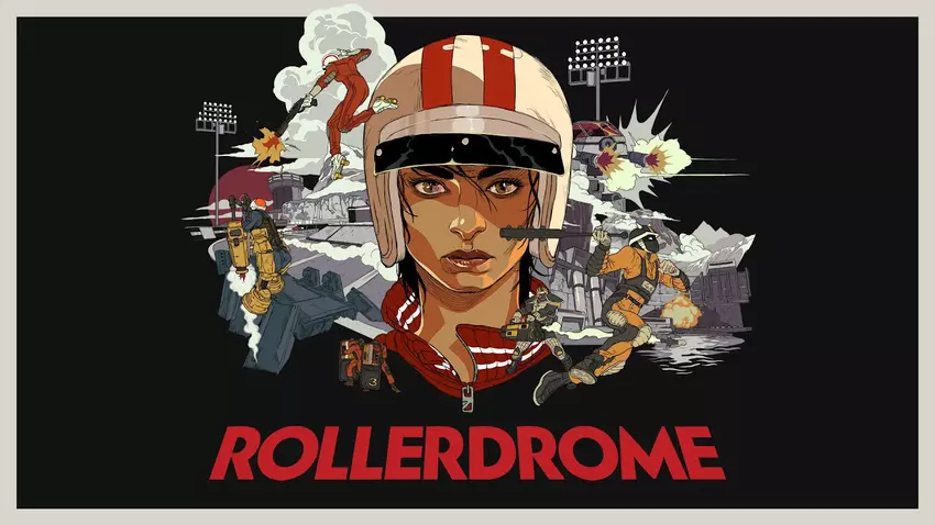 Gameplay und Details zu Rollerdrome - ein blutiger Sport mit Schießen auf Rollen