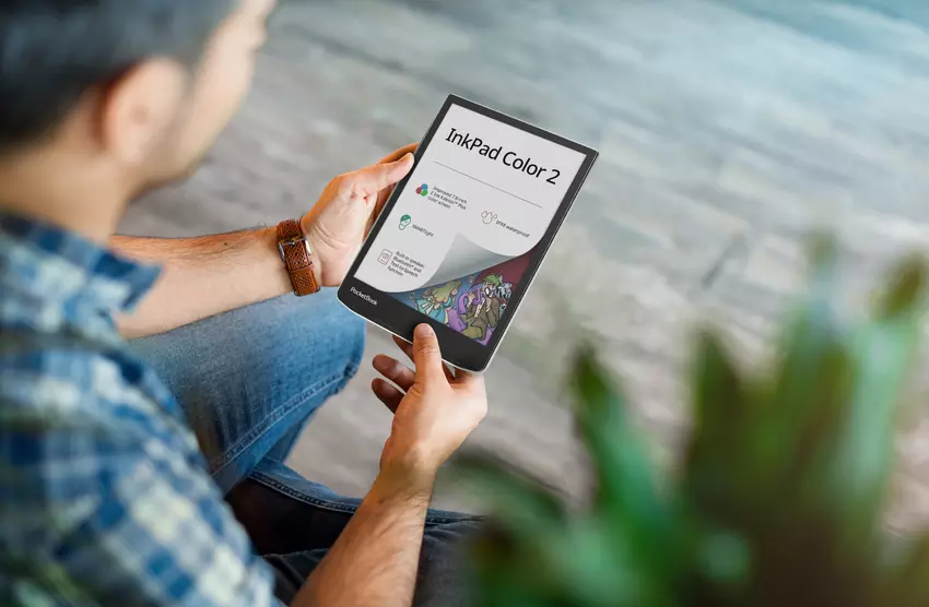 PocketBook InkPad Color 2: E-Book mit E-Ink-Farbbildschirm, Lautsprecher und IPX8-Schutz