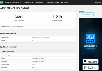 Neue Xiaomi 17 Pro Ergebnisse in ...