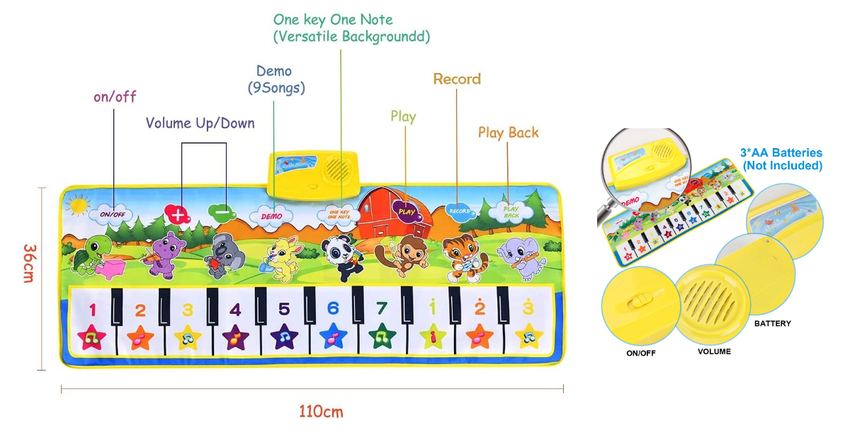 EXTSUD Piano Mat beste tanzmatte