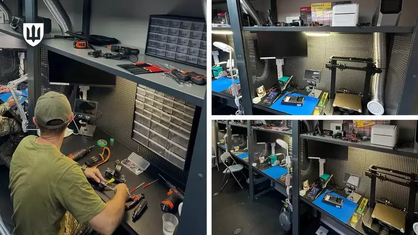 Mobile Werkstatt für Drohnen "Nebokrai" darf in den Verteidigungskräften der Ukraine arbeiten