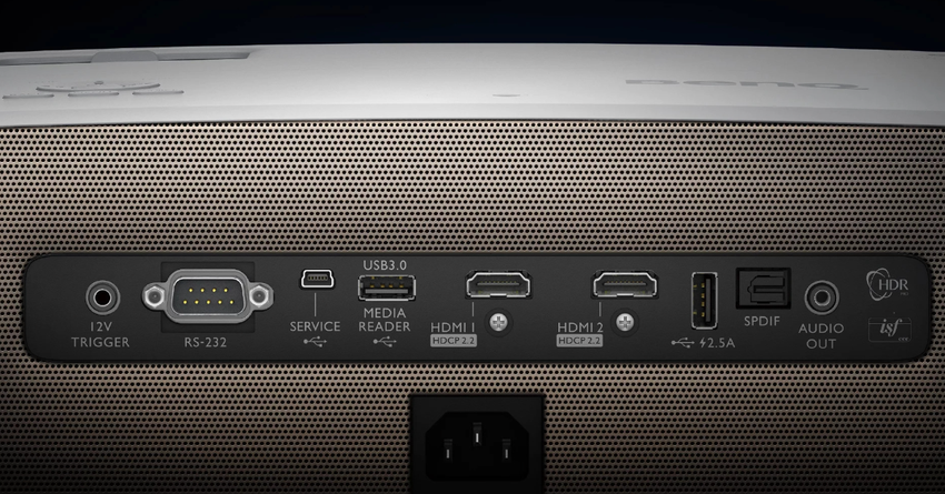 BenQ W2700 beamer mapping