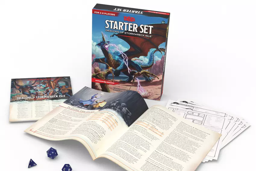 Neues D&D; Das Starter-Set heißt Dragons of Stormwreck Isle und kostet 19,99 $