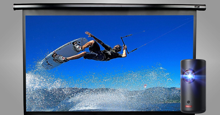 4k beamer leinwand test 2025