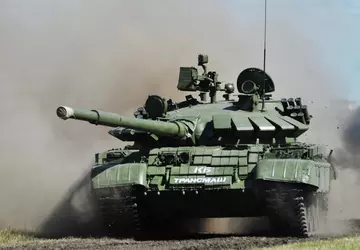 Ukrainische Streitkräfte zerstören russischen T-62MV-Panzer