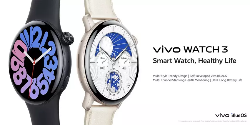Vivo stellt Vivo Watch 3 mit BlueOS vor: eine Uhr mit bis zu 16 Tagen Akkulaufzeit