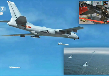 China testete den Strahlbomber Xian H-6K, ...