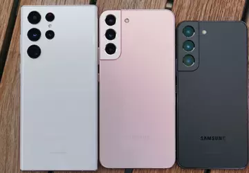 Die Galaxy S22-Reihe von Samsung-Smartphones hat ...