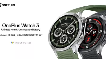 OnePlus kündigt die Einführung der neuen OnePlus Watch 3 an: Präsentationstermin ist der 18. Februar