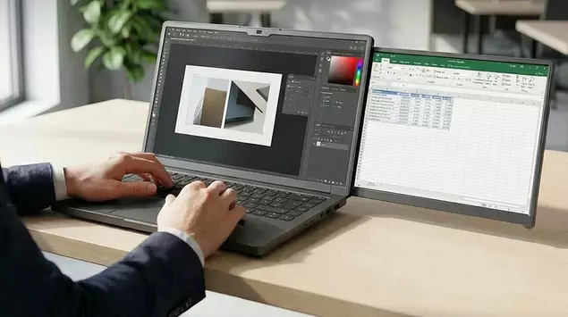 Revolutionärer Ausziehbildschirm für MacBooks: Lernen Sie ...