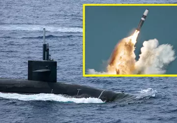 Die USS Maine mit 20 atomgetriebenen ...