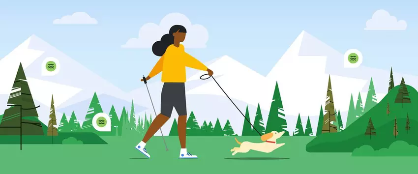 Google Maps zeigt jetzt Informationen zur Luftqualität und zu Waldbränden an