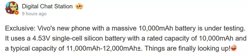 Konzept eines Smartphones mit großer Batterie