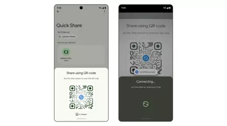 Google beginnt mit der Einführung der Dateifreigabe mit QR-Codes in Quick Share