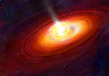 Wissenschaftler haben einen massiven Protostern in ...