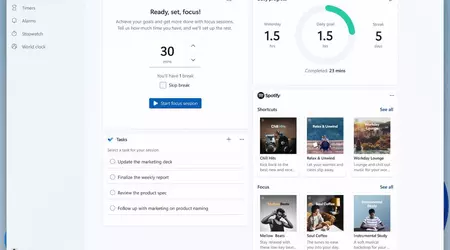 Microsoft fügt Pomodoro-Timer-Funktionalität zur Standard-Windows-11-Uhr hinzu