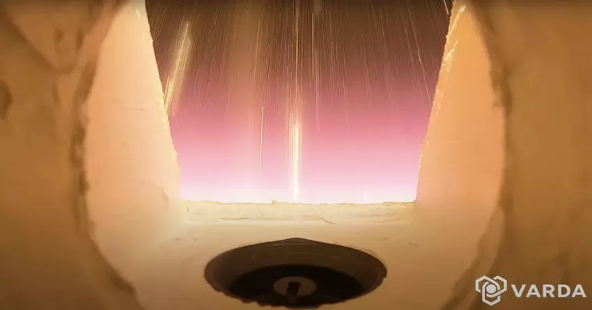 Die W-1-Kapsel von Varda Space Industries fängt exklusives Filmmaterial vom Wiedereintritt in die Erdatmosphäre ein