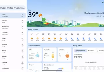 Google fügt der Wetterkarte in den ...