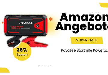 Povasee Starthilfe Powerbank – Sparen Sie ...