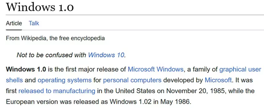 Windows 1.0 Poster von Microsoft