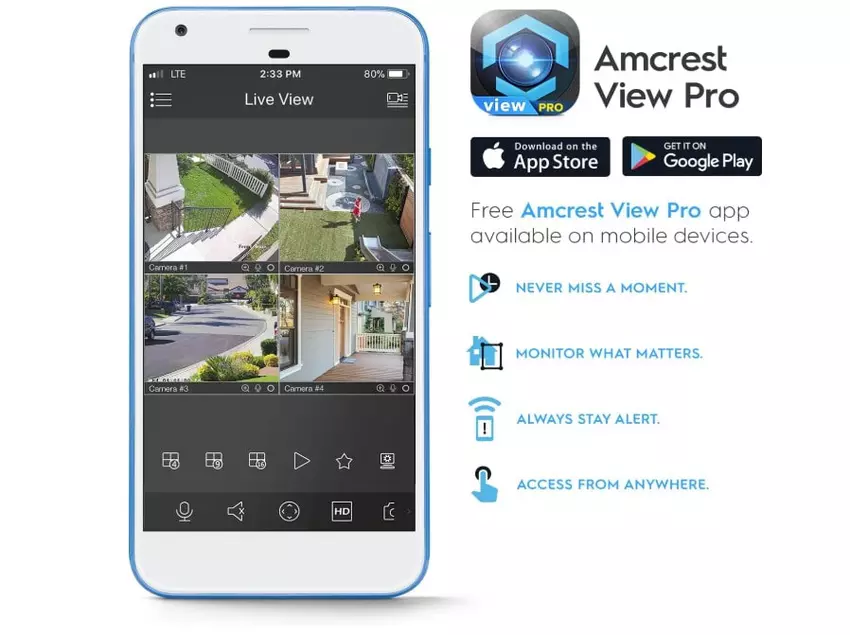 Amcrest UltraHD 4K Sicherheitskamera