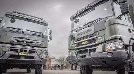 Schweden hat 775 Lkw von Scania und Volvo für seine Armee für 1,4 Mrd. Kronen bestellt