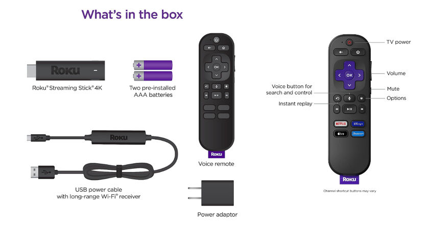 Roku Streaming Stick 4K beste streaming-stick für den beamer