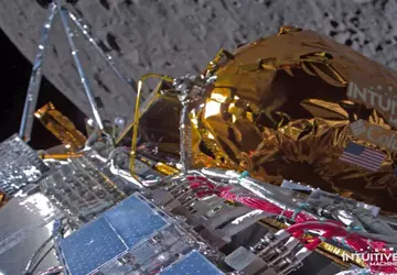 Odysseus war das erste US-Raumschiff, das ...