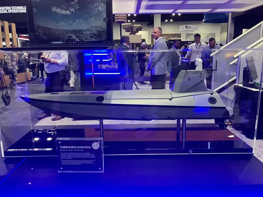 Die Oberflächendrohne Kraken3 Scout Medium. Illustration: Das Kriegsgebiet