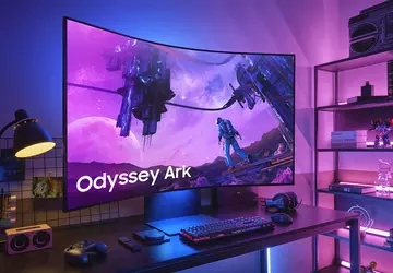 Samsung Odyssey Ark: 55-Zoll-Monitor mit gebogenem ...
