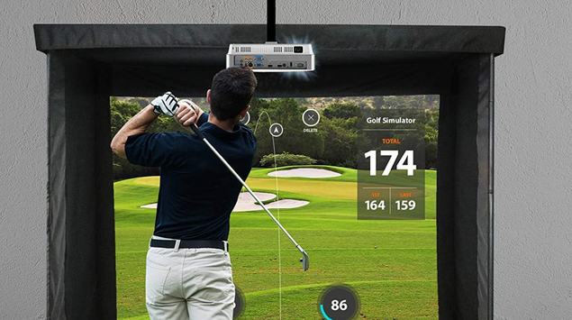 Bester Beamer für Golfsimulator
