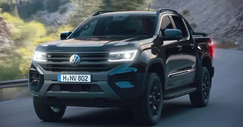 Volkswagen stellte den Amarok-Pickup in einer speziellen Dark Label Version vor