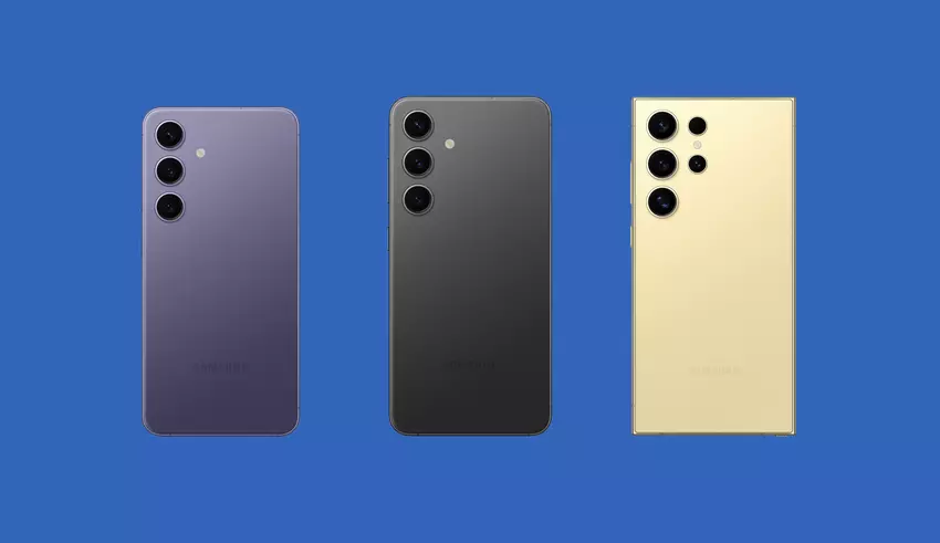 Samsung Galaxy S24, Galaxy S24+ und Galaxy S24 Ultra sind in ersten offiziellen Bildern aufgetaucht