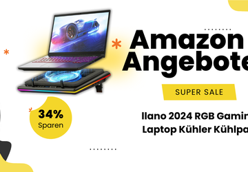 Llano Gaming Laptop Kühler mit RGB ...