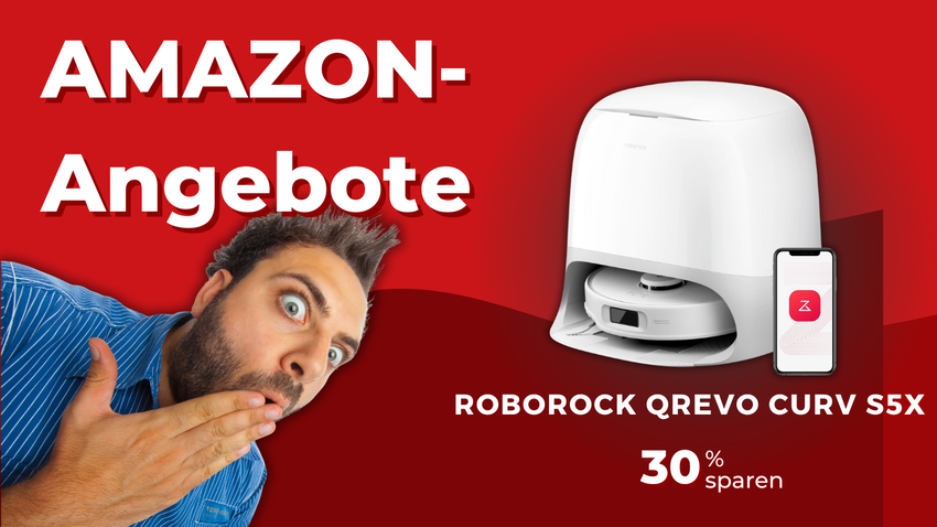 Roborock Qrevo Curv S5X – Revolutionärer Saugroboter mit 30% Rabatt