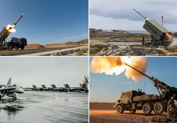 12 Patriot-Raketenwerfer, NASAMS, CAESAR-Haubitzen, Kampfjets und ...