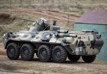 Das ukrainische Militär zeigte den erbeuteten ...