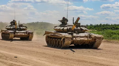 Ein ukrainischer T-64BV schoss aus nächster Nähe auf einen modernisierten russischen T-72B3-Panzer im Wert von 3 Millionen Dollar.
