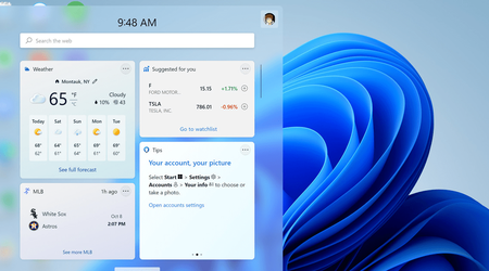 Microsoft fügt neue interaktive Widgets zu Windows 11 hinzu - sie können Benachrichtigungen senden