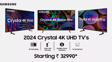 Samsung bringt Crystal 4K TV-Serie in Indien für 2024 auf den Markt