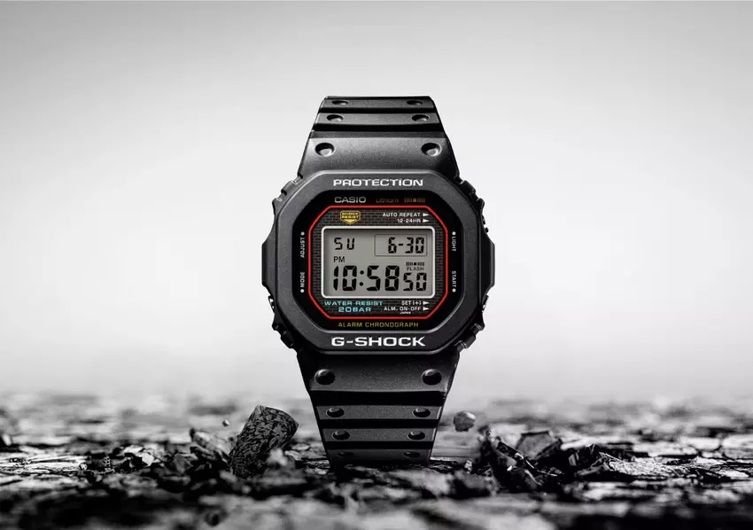 Casio DW-5000R: eine Replik des allerersten G-Shock Modells von 1983 mit neuen Funktionen