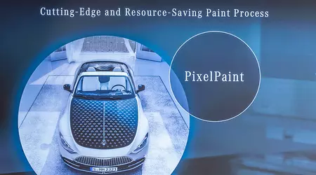 Mercedes -Benz führt PixelPaint ein - ein Analogon zum Tintenstrahldruck für individuelle Aufträge