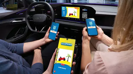 Audi hat AirConsole für das Spielen im Auto integriert, wobei ein Smartphone als Controller dient