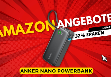 Anker Nano Powerbank mit integriertem Kabel ...