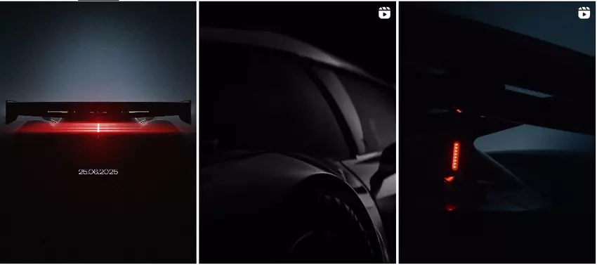 Screenshot der Teaser auf Koenigseggs Instagram-Seite