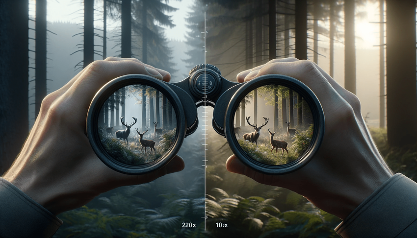 Wide vs narrow field of view