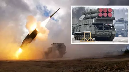Eine ukrainische SHARK-Drohne unterstützte das HIMARS-Raketensystem bei der Zerstörung einer selbstfahrenden 9A317M-Abschusseinheit des russischen Buk-M3-Boden-Luft-Raketensystems