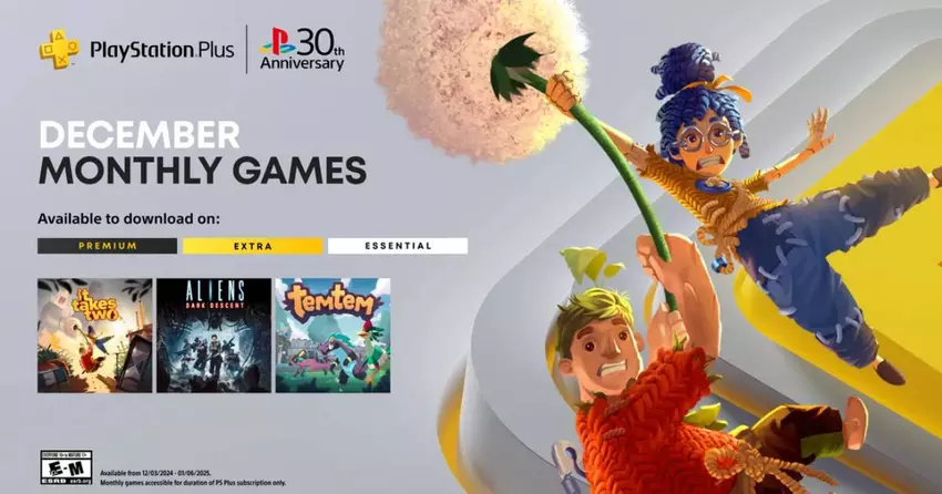 Letztes Gratisangebot des Jahres: Alle PS Plus-Abonnenten können sich It Takes Two, Aliens: Dark Descent und Temtem holen