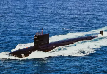 Ein chinesisches Atom-U-Boot der Klasse 093 ...
